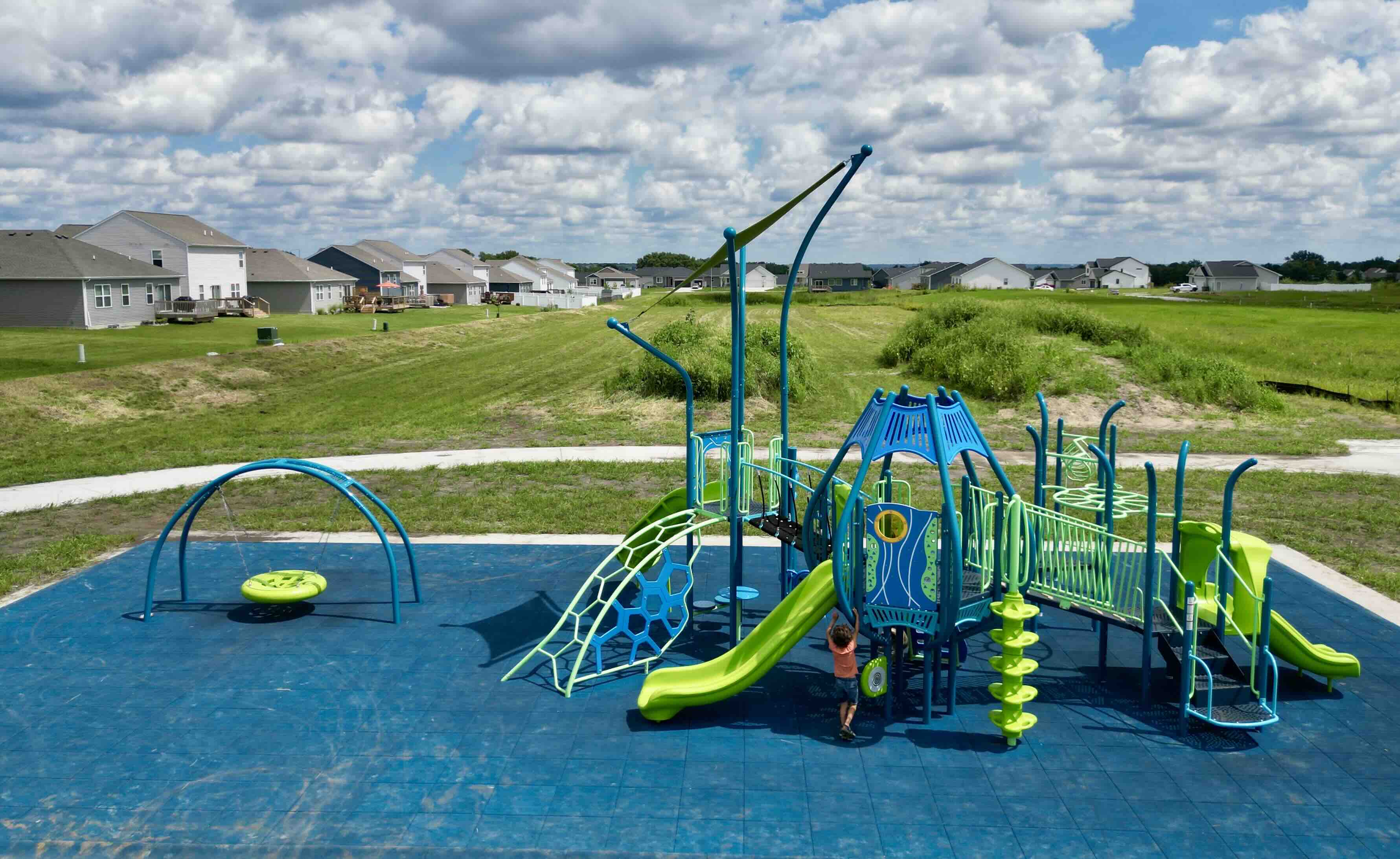 NDS Inclusive Playground with Ziplines